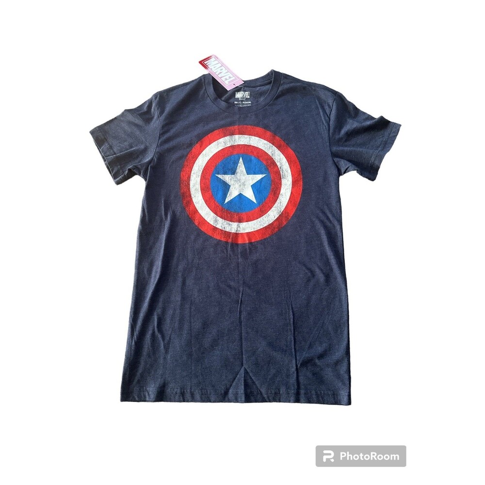 Marvel Captain America Men’s Short Sleeve Tshirt Small NWT